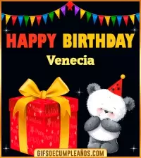 GIF Happy Birthday Venecia